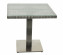 Záhradný ratanový stôl GINA 80x80 cm (sivá) - Tmavosivá