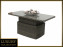 Ratanový stôl výsuvný jedálenský/odkladací 150 x 80 cm BORNEO LUXURY (sivá) - Svetlosivá