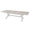 Hliníkový stôl BERGAMO I. 220/279 cm (biela) - Biela