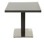 Záhradný ratanový stôl GINA 80x80 cm (hnedá) - Tmavo hnedá