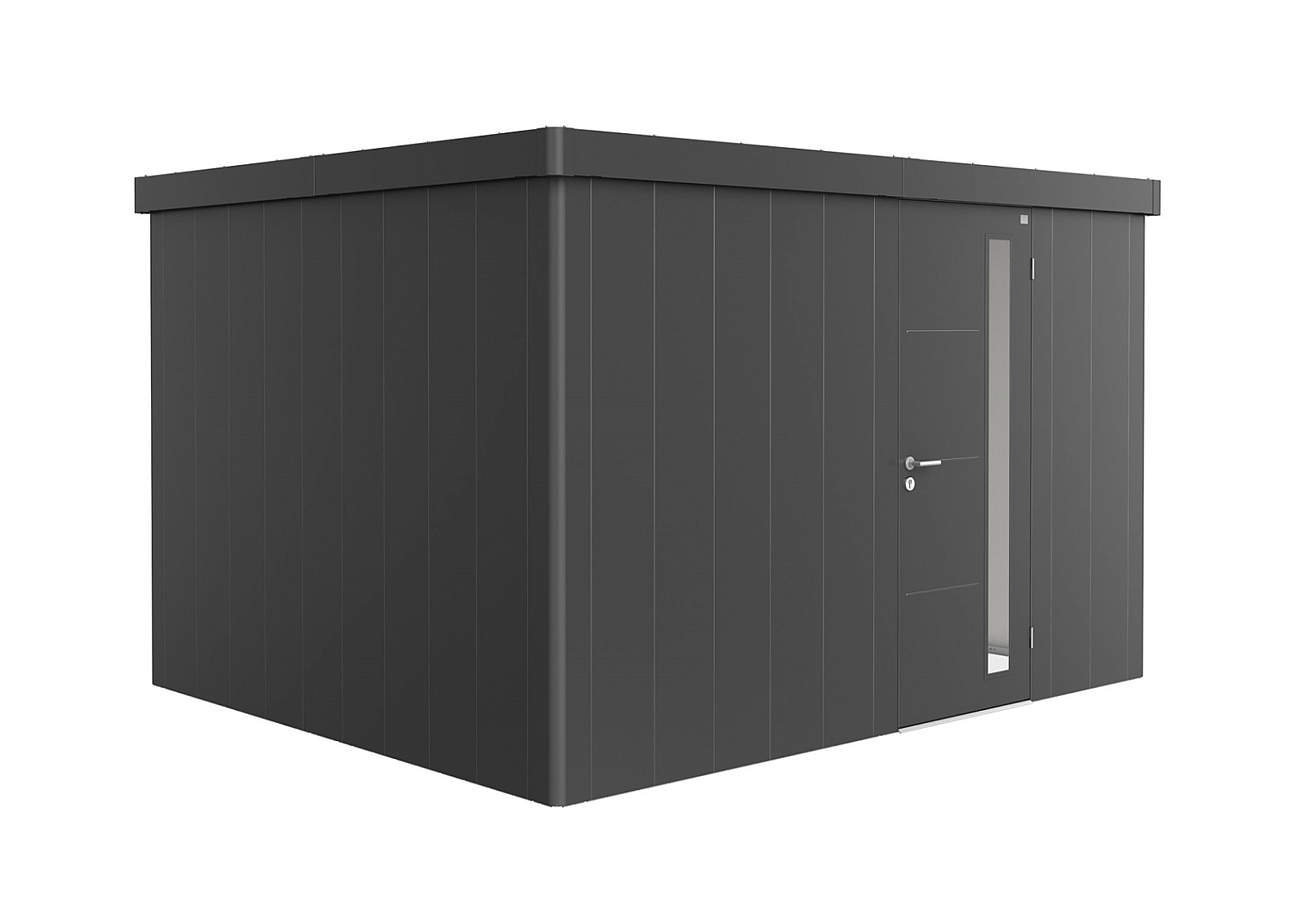 Biohort Záhradný domček BIOHORT Neo 3D 384 × 292 cm (tmavo šedá metalíza)