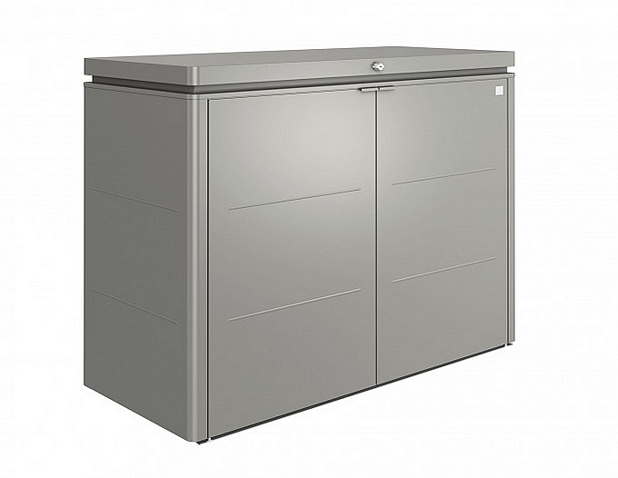 E-shop Biohort Multiúčelový úložný box HighBoard 160 x 70 x 118 (sivý kremeň metalíza) 160 cm (3 krabice)